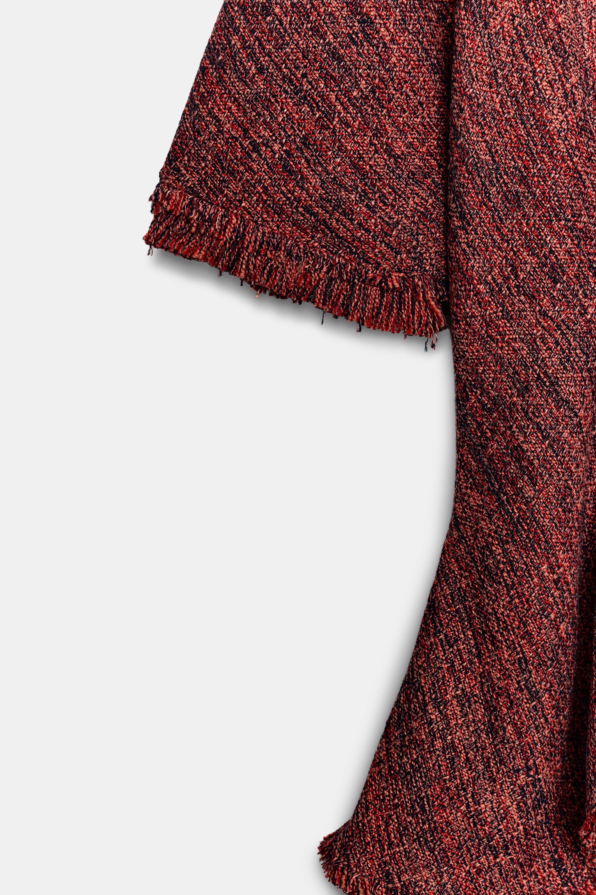 ZW COLLECTION FRINGED PEPLUM TOP